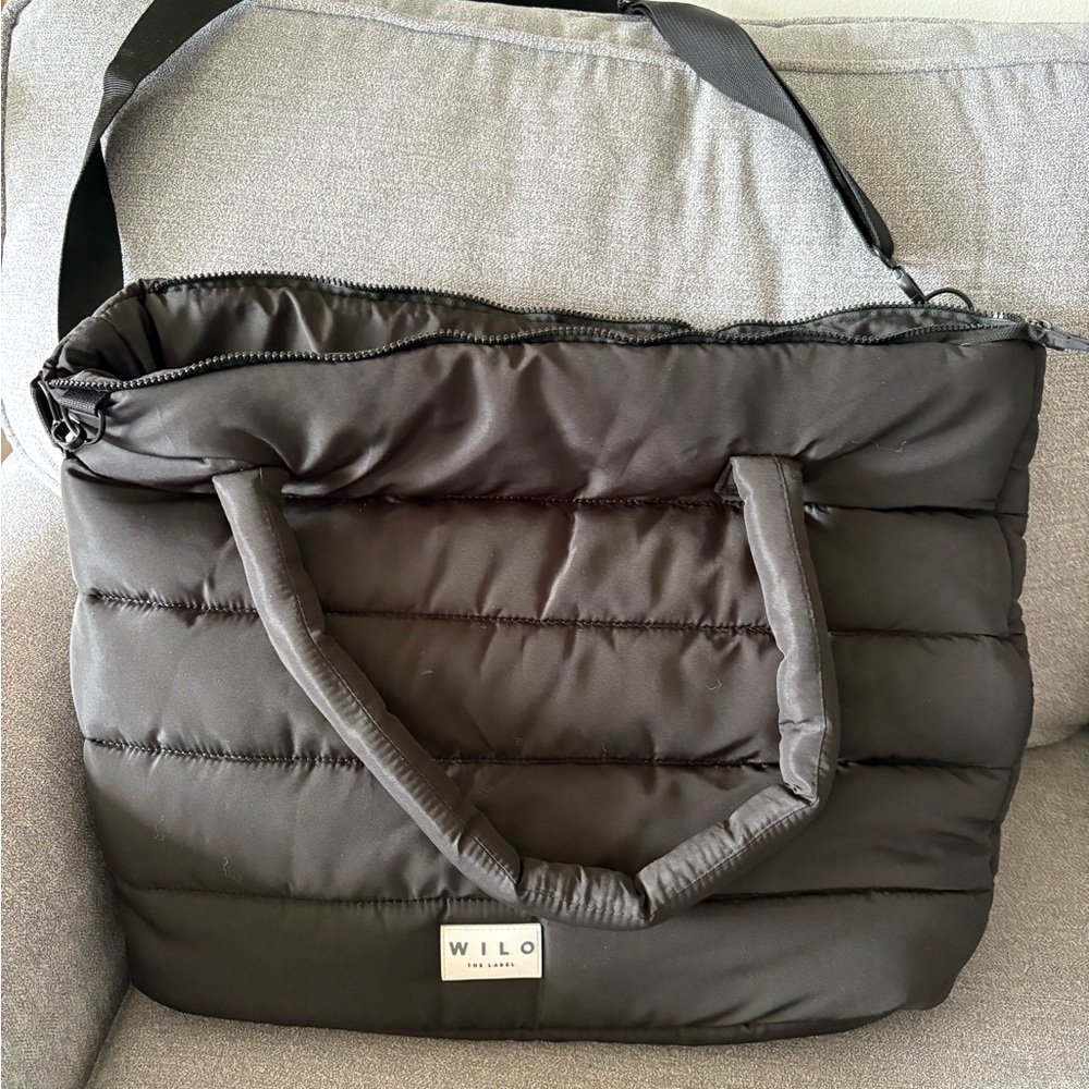 Wilo The Label - Black Quilted Tote Bag